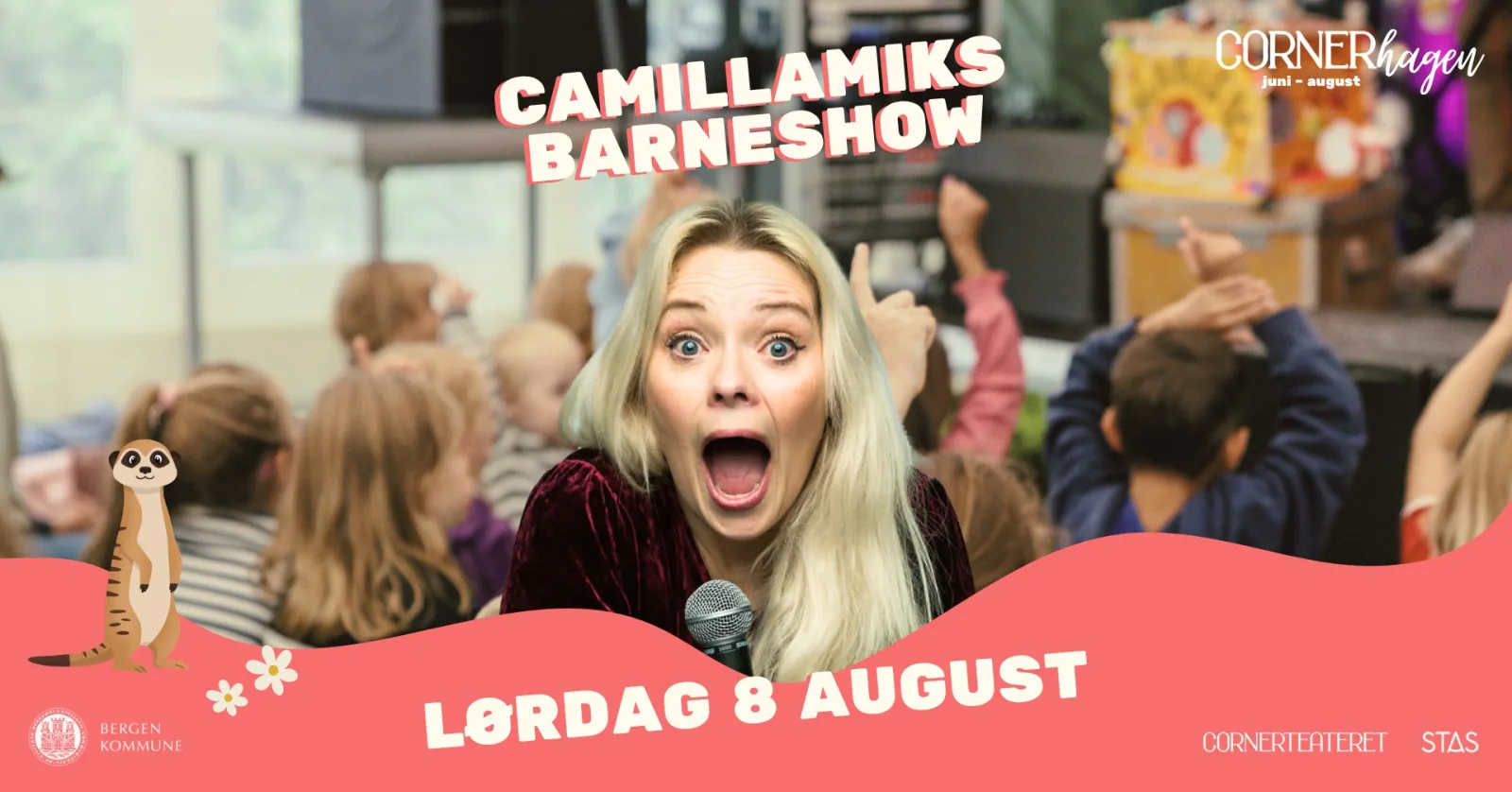 Camillamiks barneshow i Cornerhagen