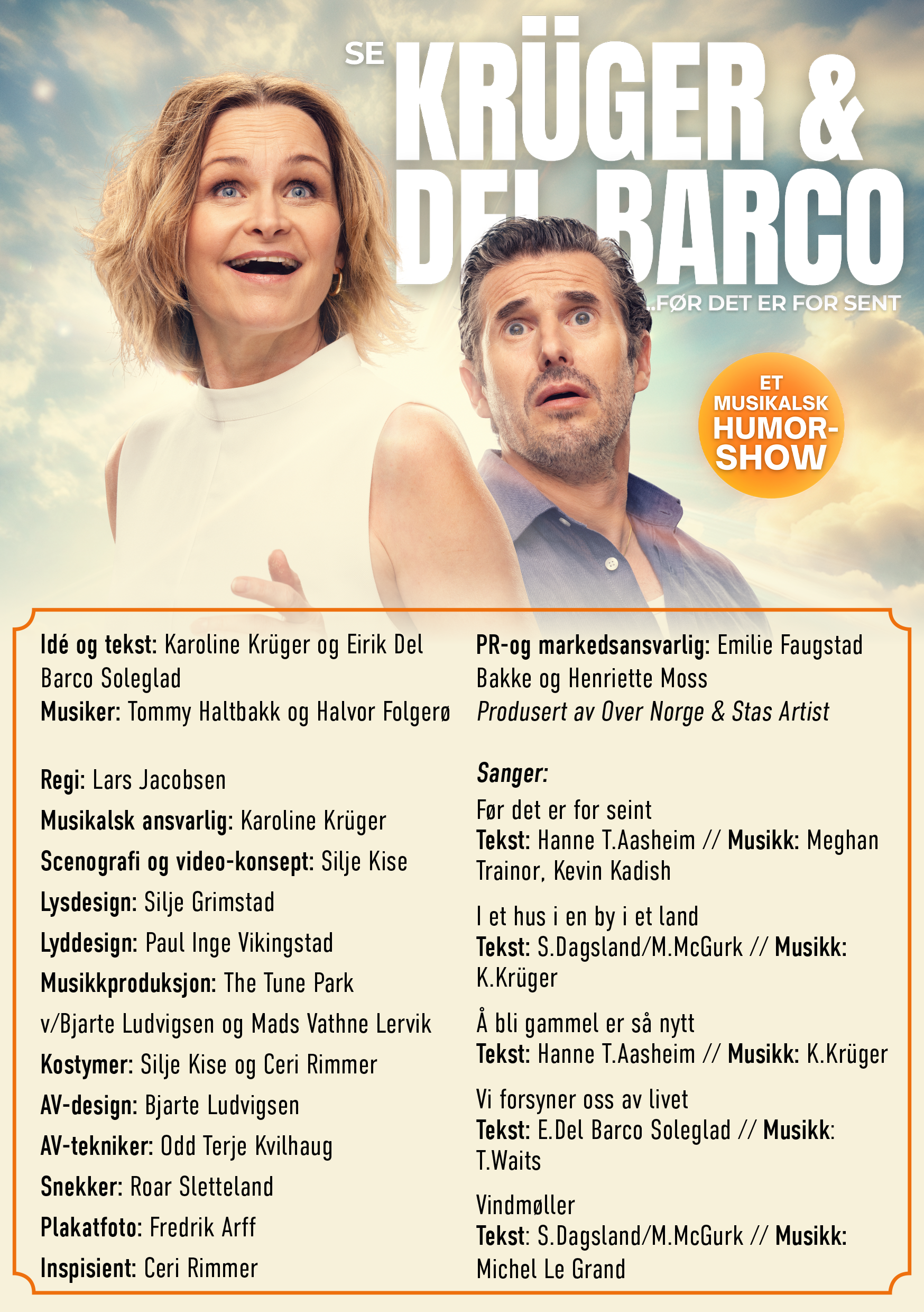 Se Karoline Krüger og Eirik Del Barco digitalt programblad