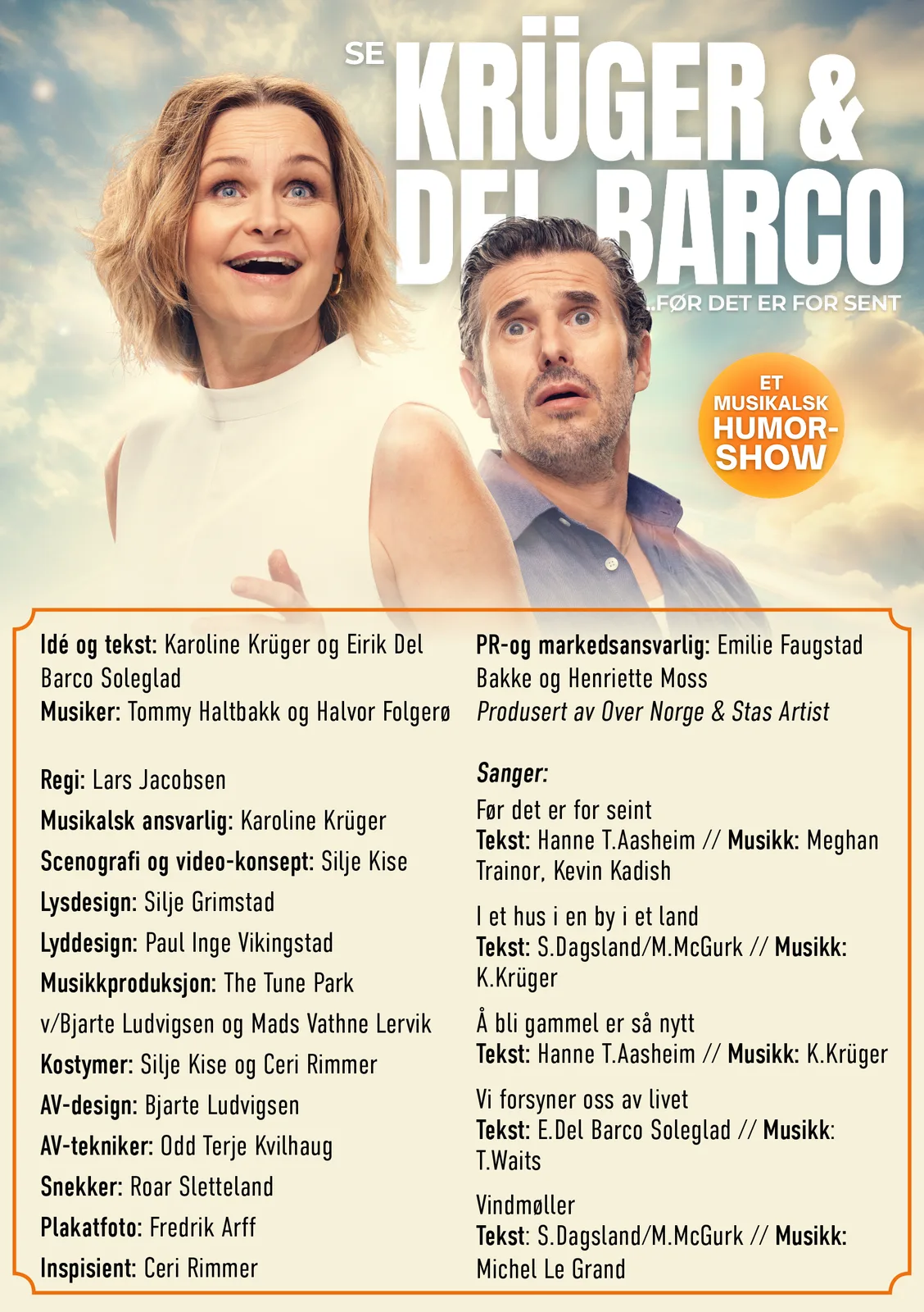 Se Karoline Kr&uuml;ger og Eirik Del Barco digitalt programblad